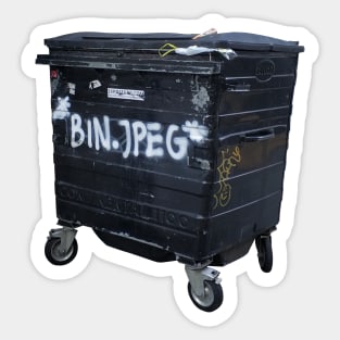 *BIN.JPEG* Sticker